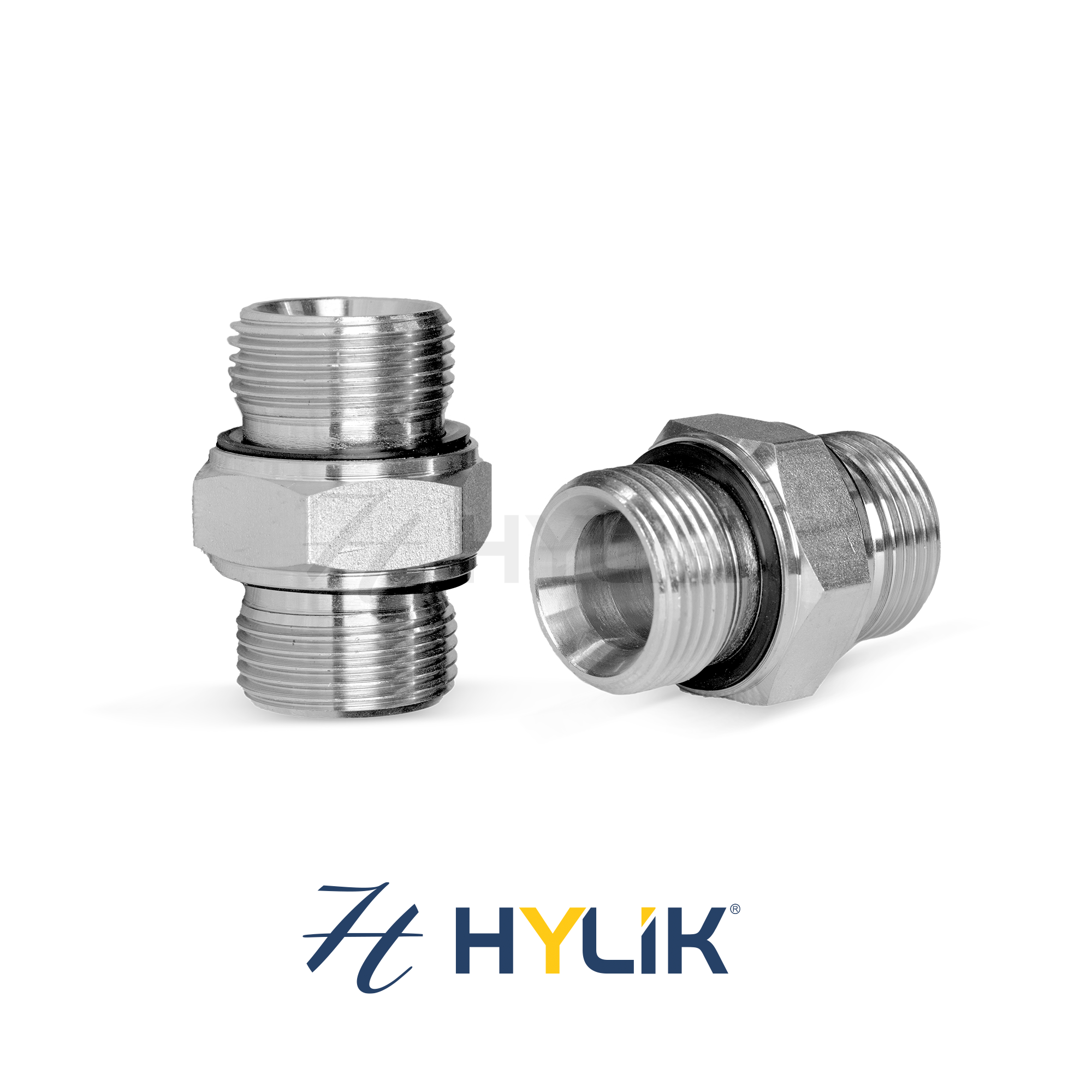 ADAPTADOR - RETO | MACHO FIXO BSPP VEDAÇÃO ED X MACHO FIXO BSPP VEDAÇÃO ED