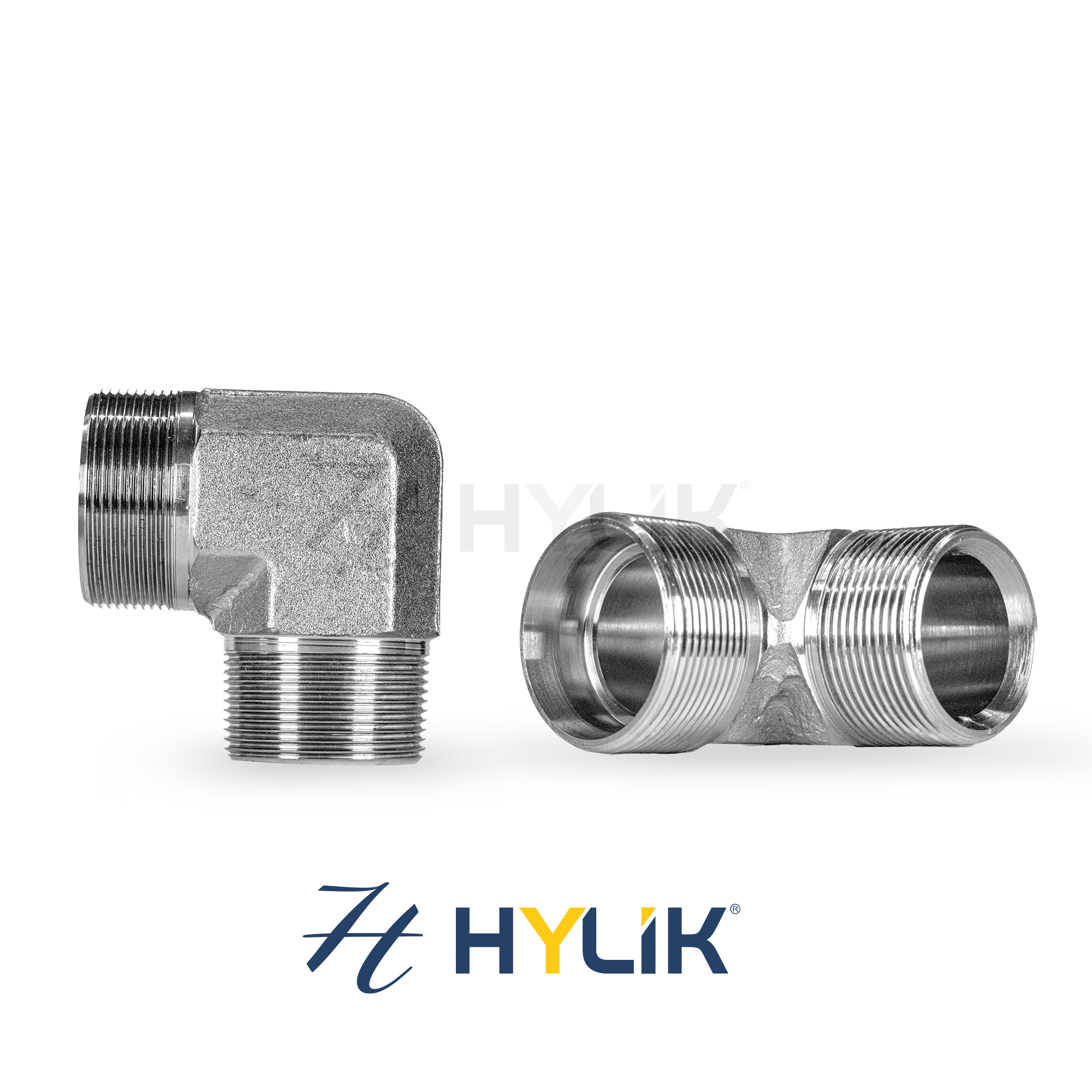 ADAPTADOR CONEXÃO 90° X NPTF 30° - MACHO FIXO X MACHO FIXO