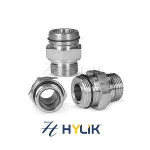 ADAPTADOR RETO | MACHO FIXO BSPP VEDAÇÃO ED X MACHO FIXO ORFS (UNF VEDAÇÃO SEDE PLANA)