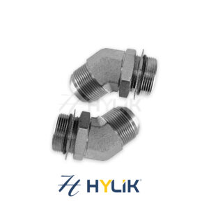 ADAPTADOR - 45° | MACH. ORIENT. UNF O’RING BOSS X MACH. FIXO UNF JIC 37°