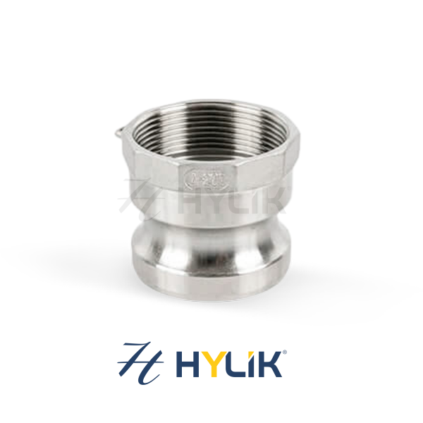 CAMLOCK EM AÇO INOXIDÁVEL 316